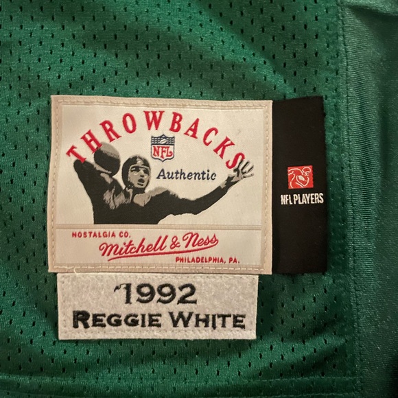 Mitchell & Ness Green Philadelphia Reggie White NFL Jersey - Picture 4 of 7